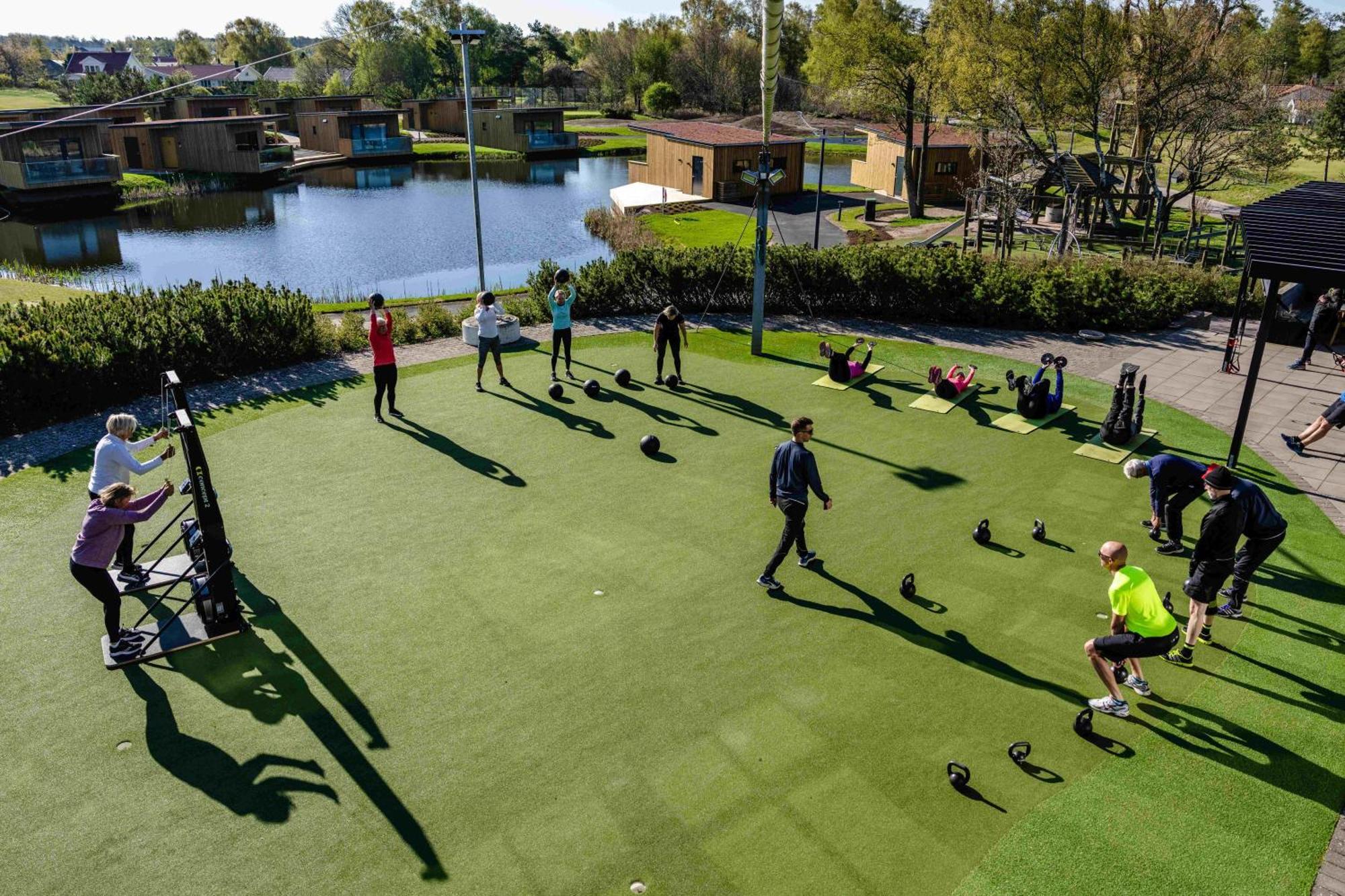 Halmstad Golfarena Stugor Extérieur photo